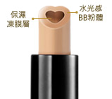 保濕凍膜層&水光感BB粉體