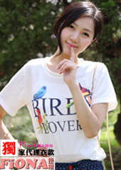 BIRDY圖文棉T